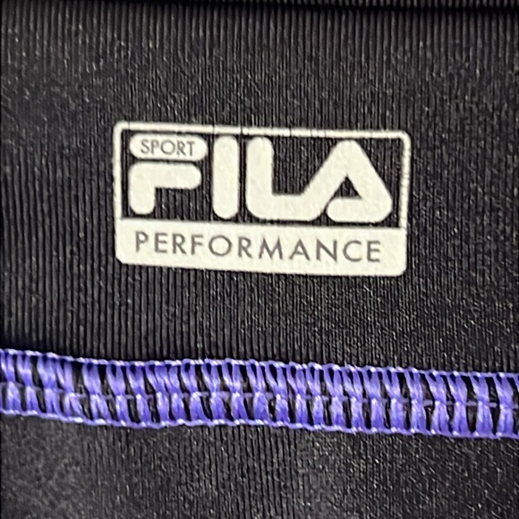 Fila Black Tennis Skort with Pink and Purple Accents Size Small - Picture 4 of 16